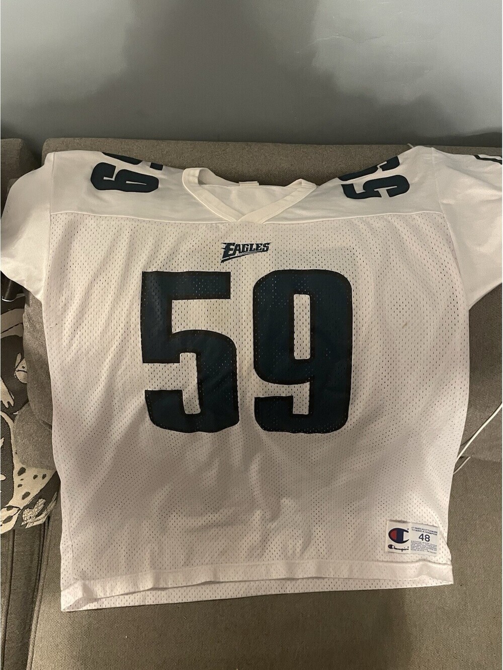 Mike Mamula Philadelphia Eagles Jersey Size 48